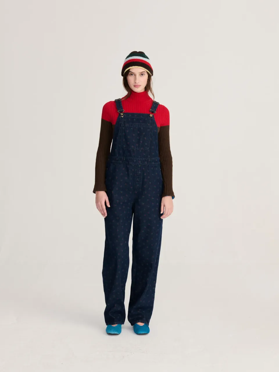 Bobo Choses Swamp Whirl all over smækbukser navy str. XS-XL
