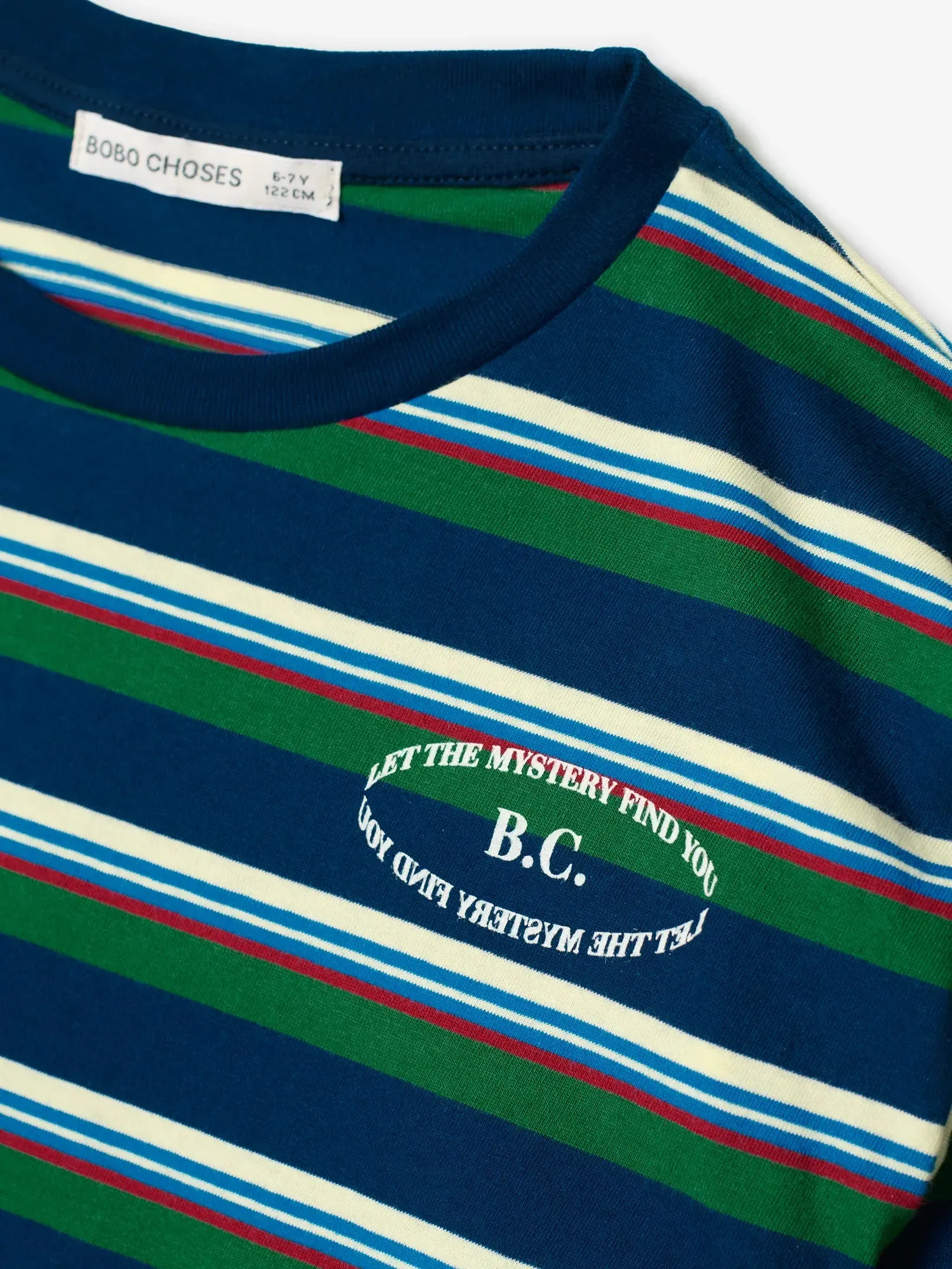 Bobo Choses Mystery BC stribet T-shirt flerfarvet bomuld