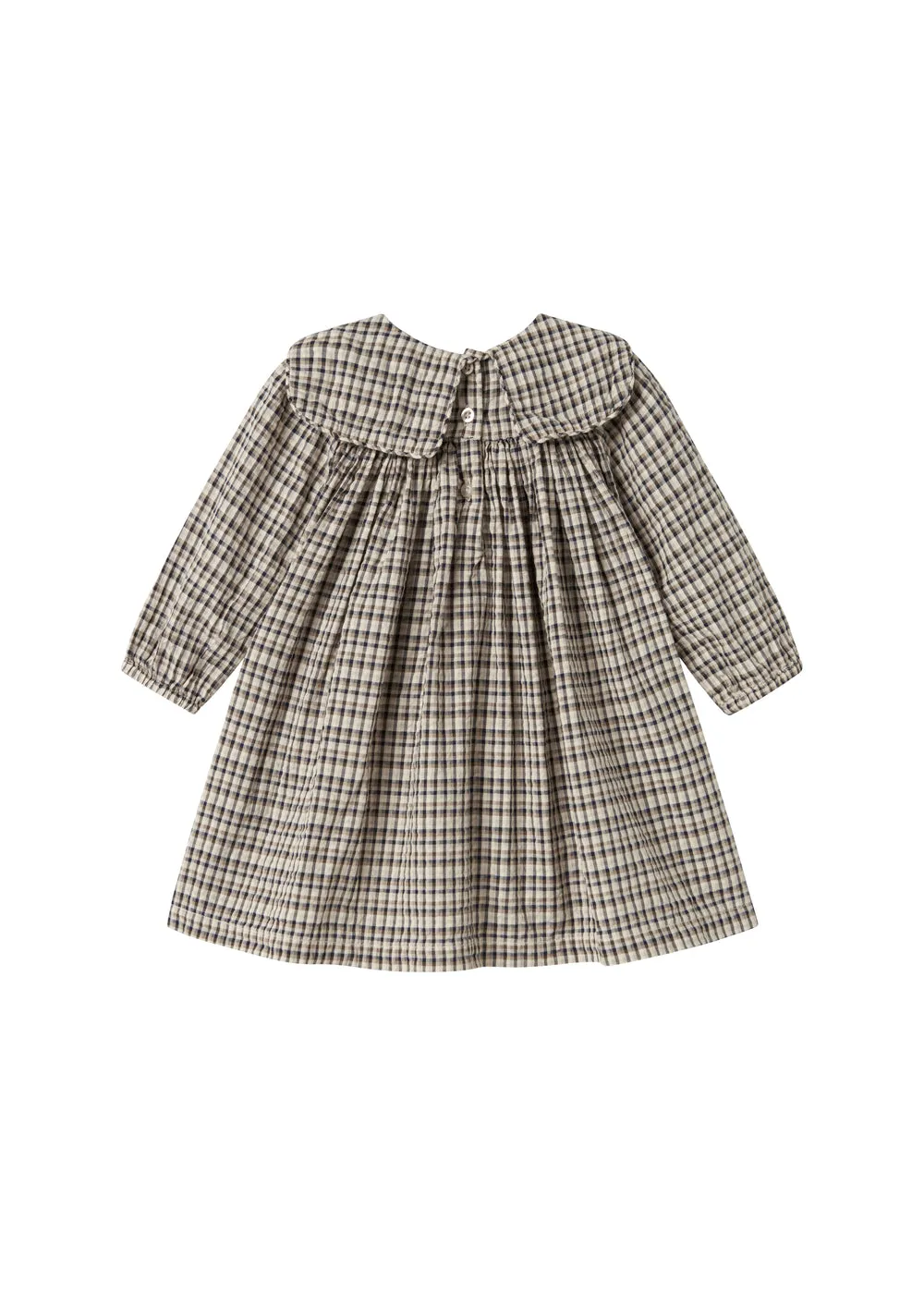 MarMar Dulle kjole Pilot Navy Check ternet baby
