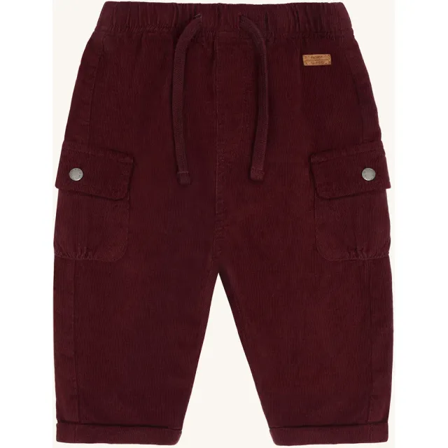 Hust & Claire HCTue Corduroy bukser Red Chocolate bomuld