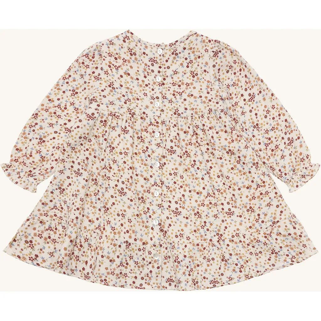 Hust & Claire HCKaroline kjole French Oak bomuld