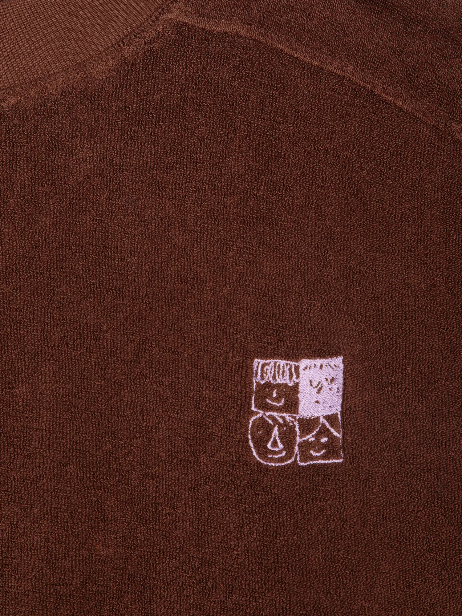 Bobo Choses Mystery BC terry sweatshirt mørkebrun XS øko