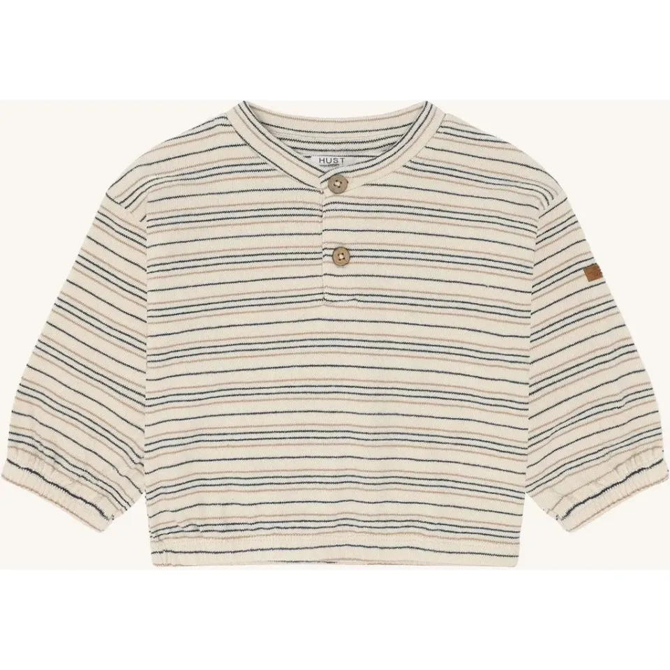 Hust & Claire Sigurt sweatshirt Snow White stribet