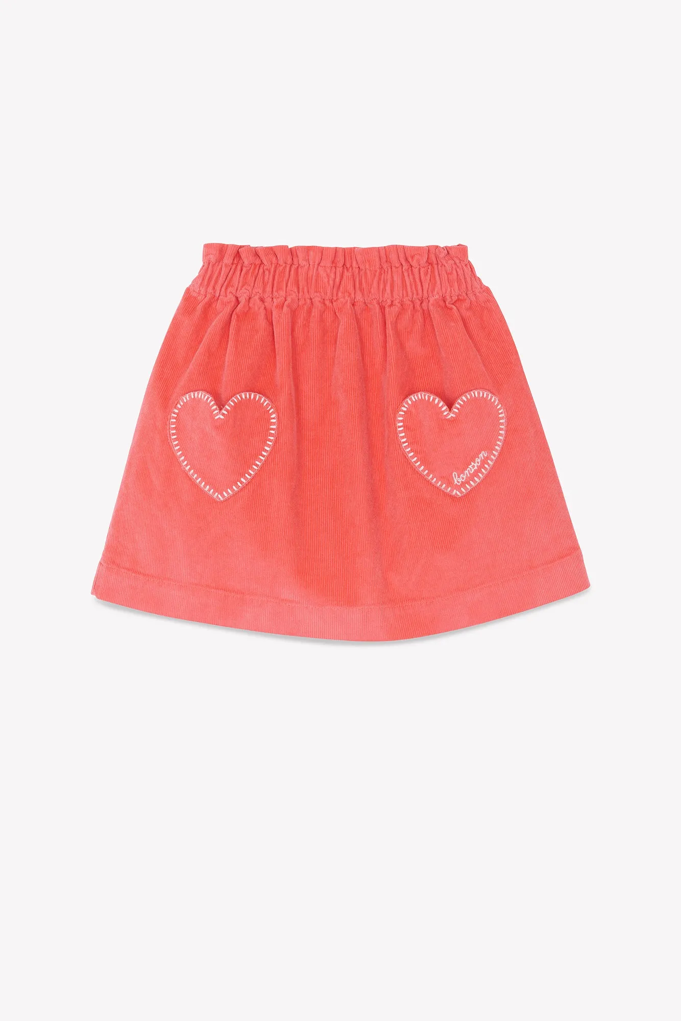Bonton Douchka nederdel Rose fløjl hjerte