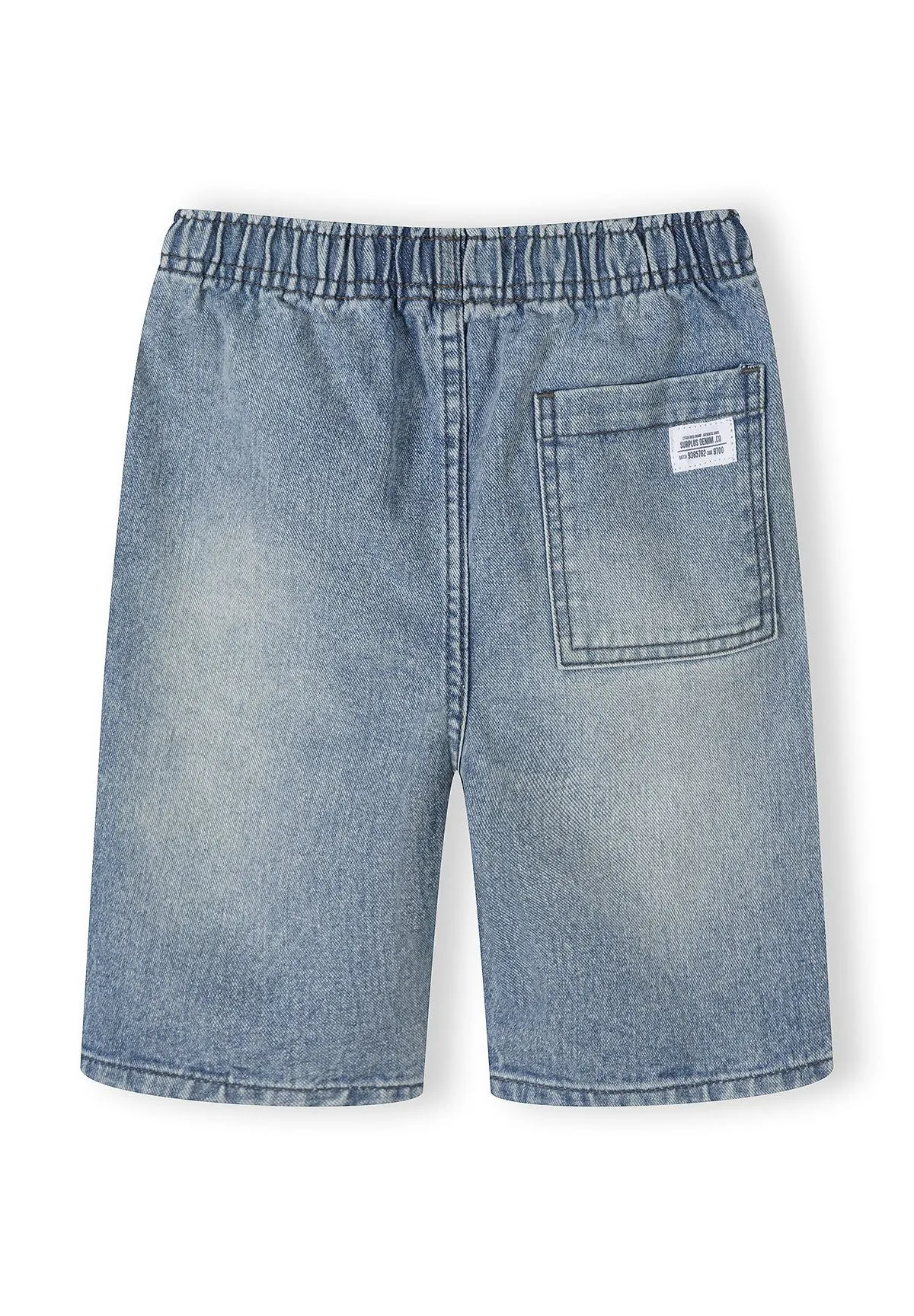 Minoti denimshorts blå 2-pak til drenge elastik