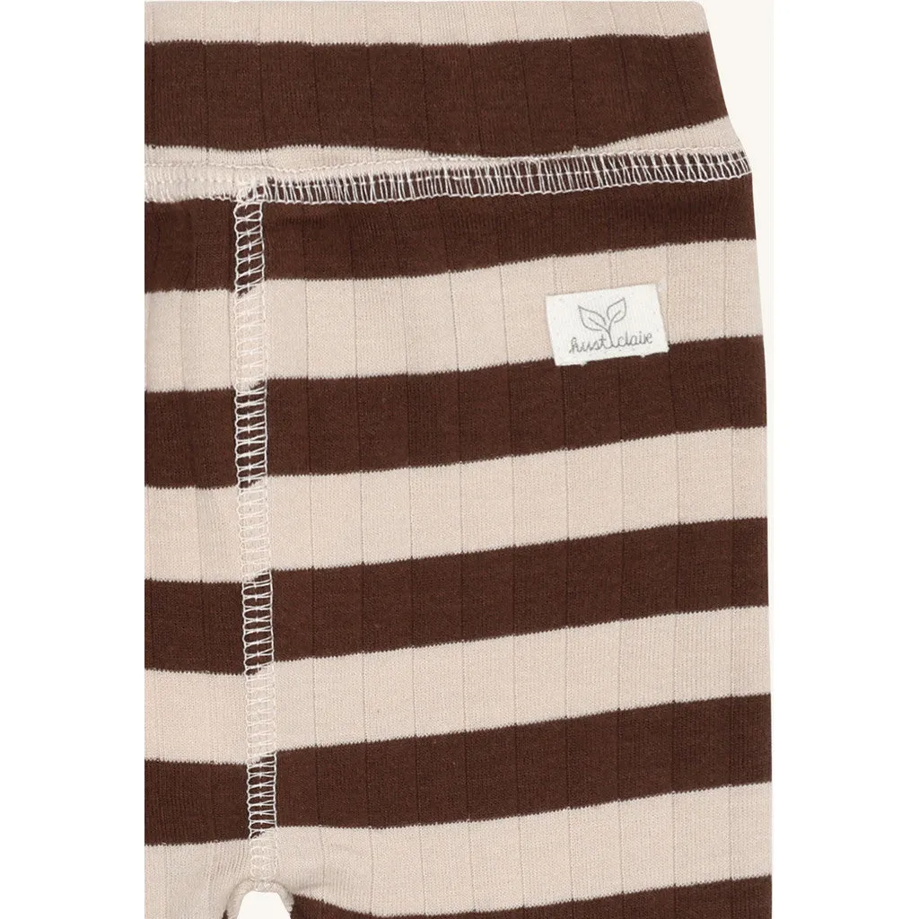 Hust & Claire HCLuca YD Fresh leggings brown stone økologisk
