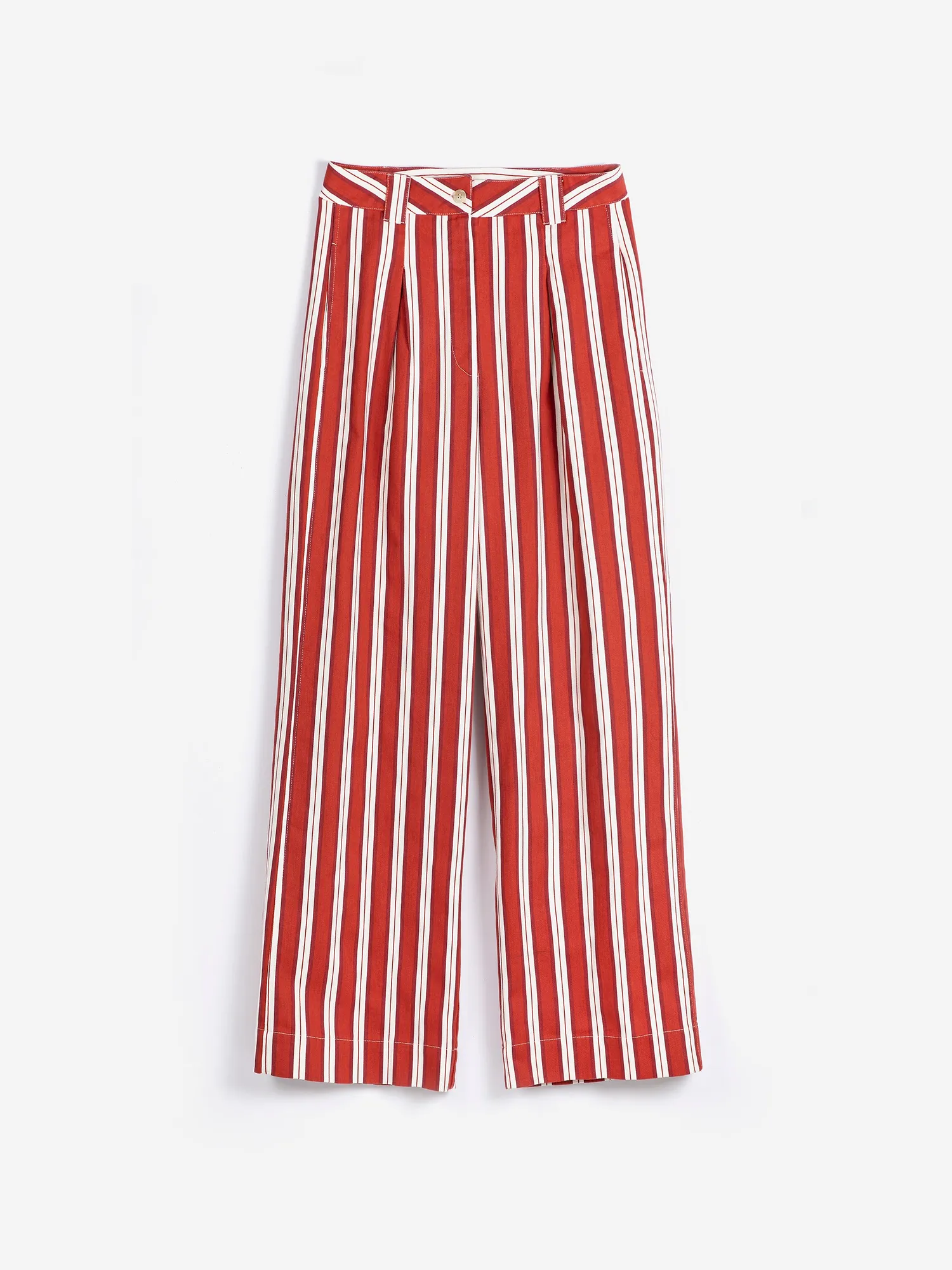 Bobo Choses Striped Twill wide leg bukser XS stribet