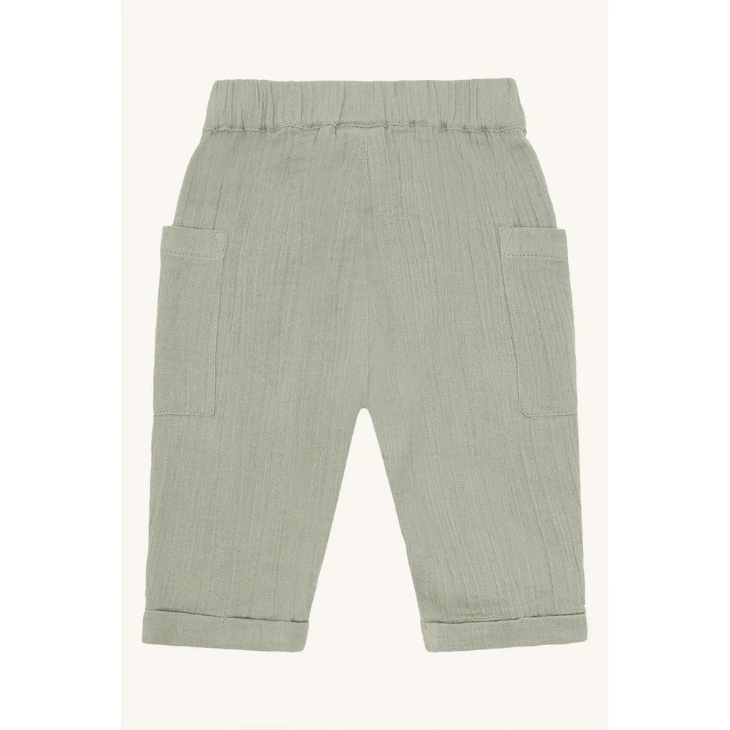 Hust & Claire Tue Muslin bukser Iceberg