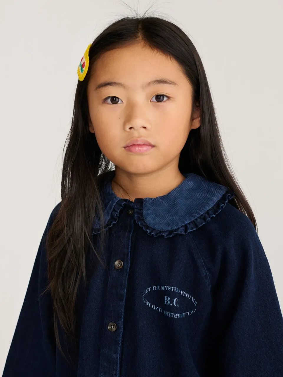 Bobo Choses Mystery BC denimbluse midnight blue løs