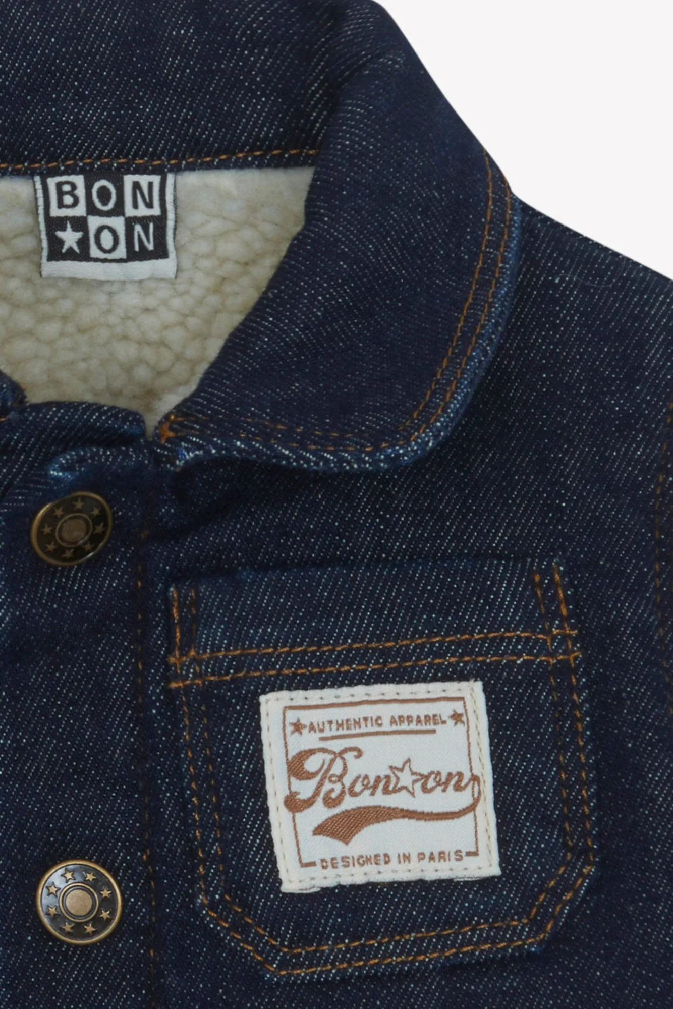 Bonton Mefie Denim Brut jakke rå denim