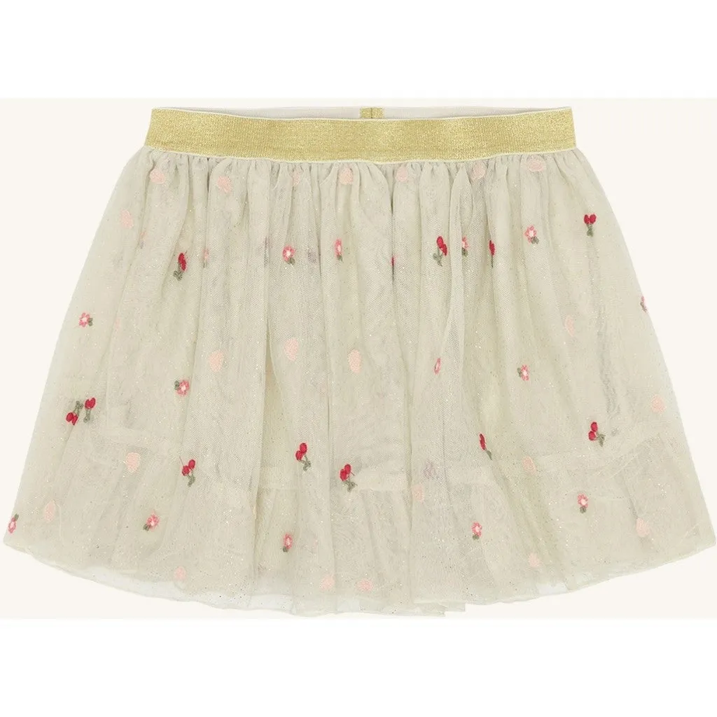 Hust & Claire HCNinna Cherry nederdel green foam polyester