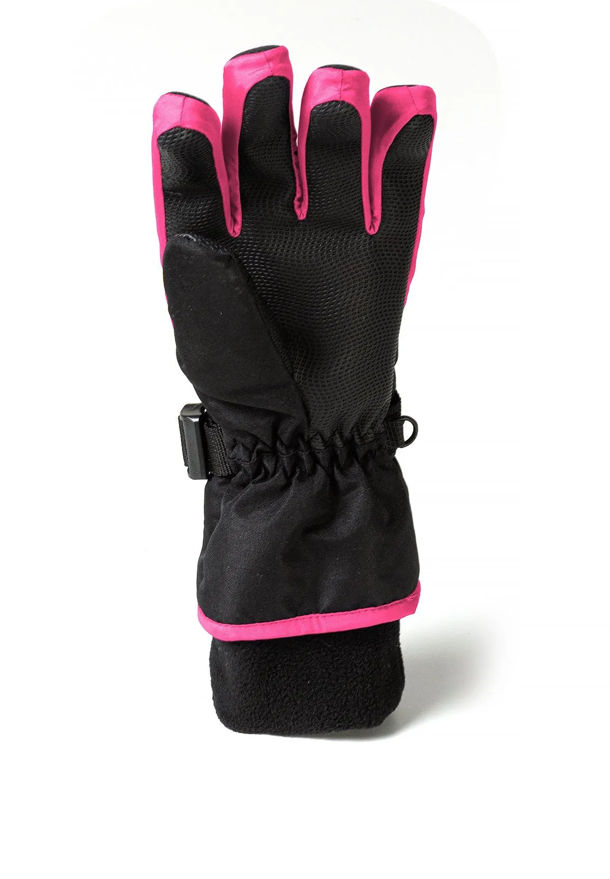 Minoti 45892 skihandsker pink med prikker til piger