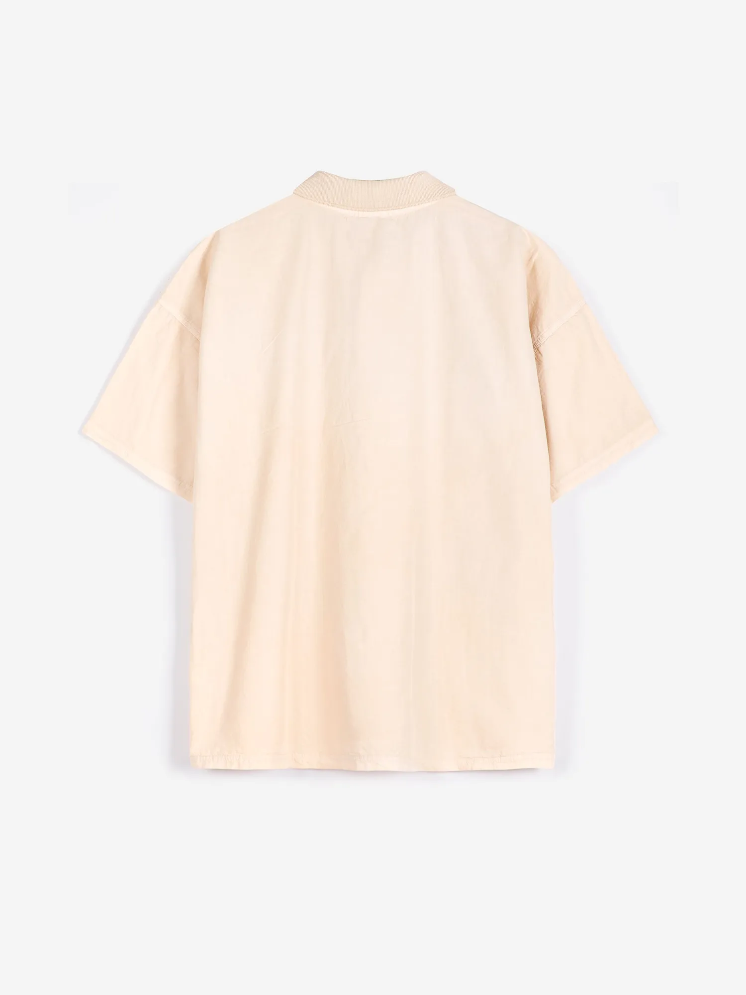 Bobo Choses Labelled oversize poplin polo shirt offwhite M