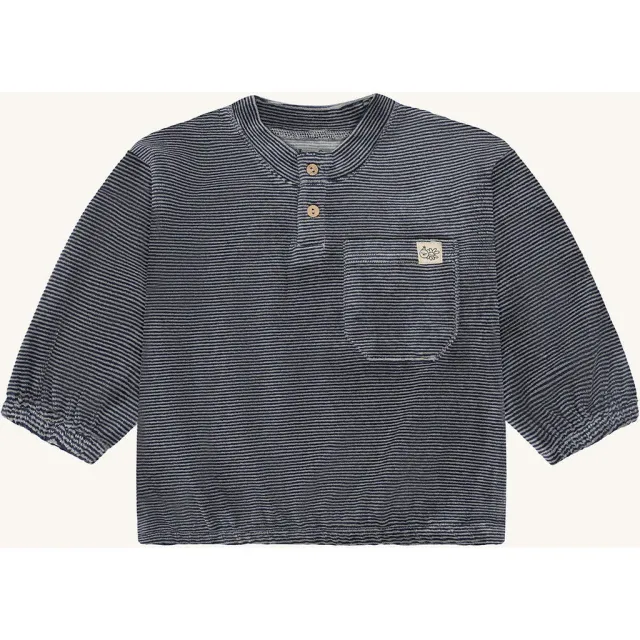 Hust & Claire Sigurt Stripe sweatshirt blues stribet