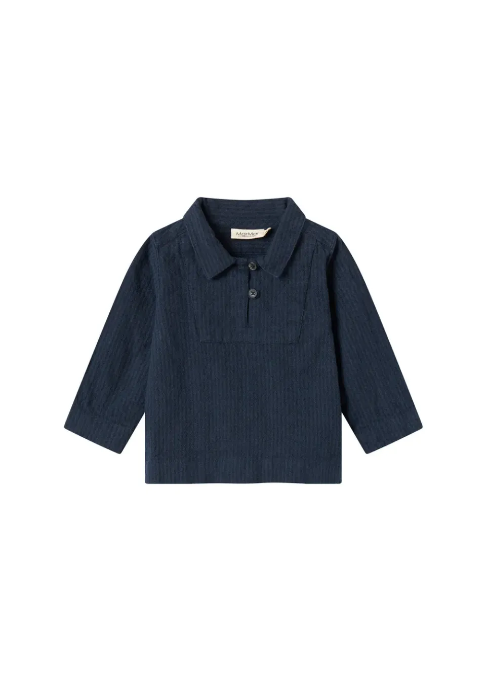 MarMar Copenhagen Tovas skjorte Dark Blue Stripe langærmet