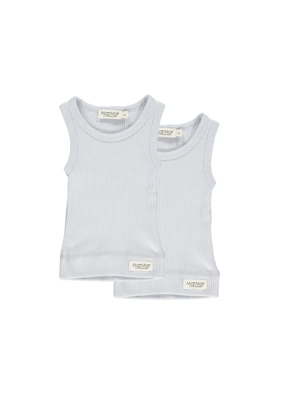 MarMar Baby undertrøje Pale Blue 2-pak modal