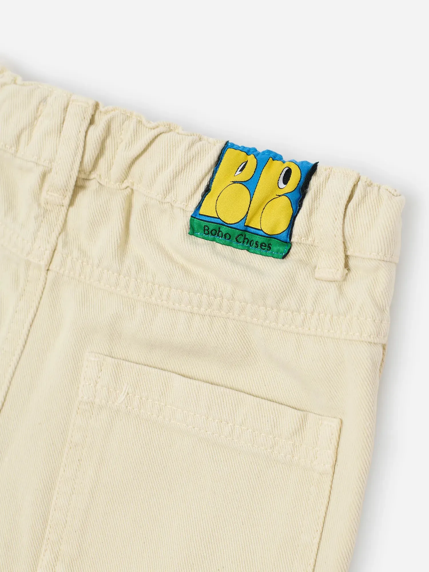 Bobo Choses Everyday Ghosts twill bukser 6-7 år hvide