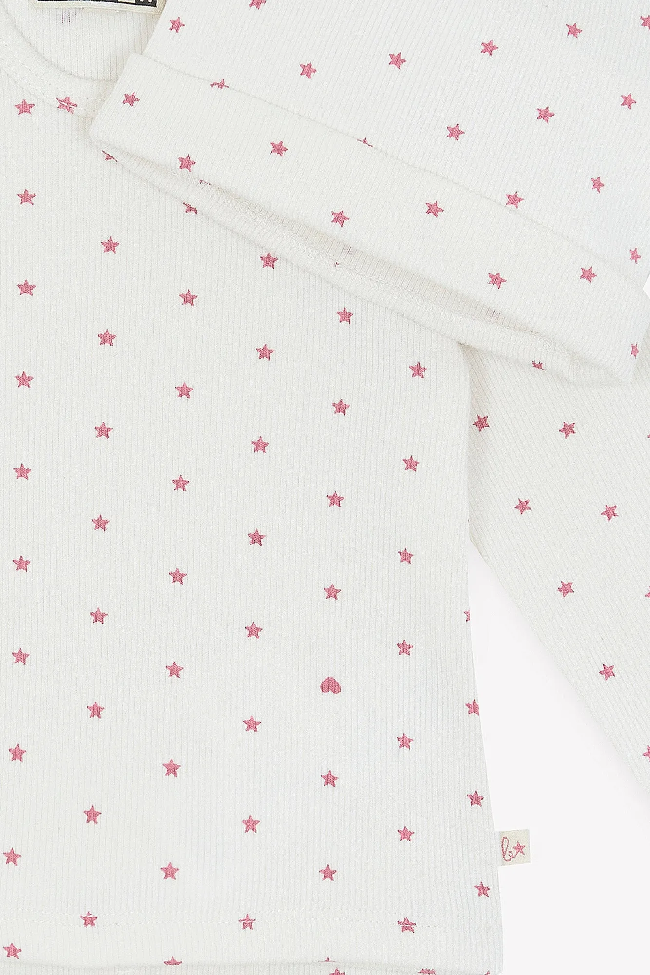 Bonton Patino stjernepyjamas med fødder rosa