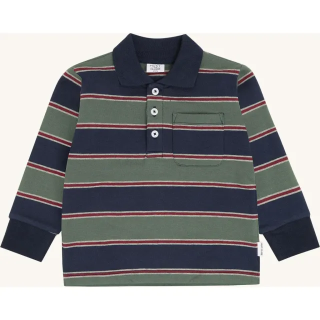 Hust & Claire HCSejer YD Block sweatshirt Balsam Green økologisk