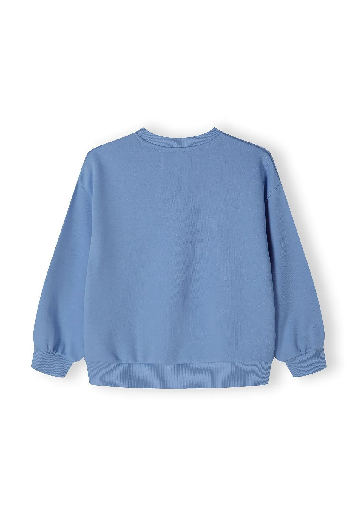 Minoti 42910 sweatshirt til piger blå hibiskus