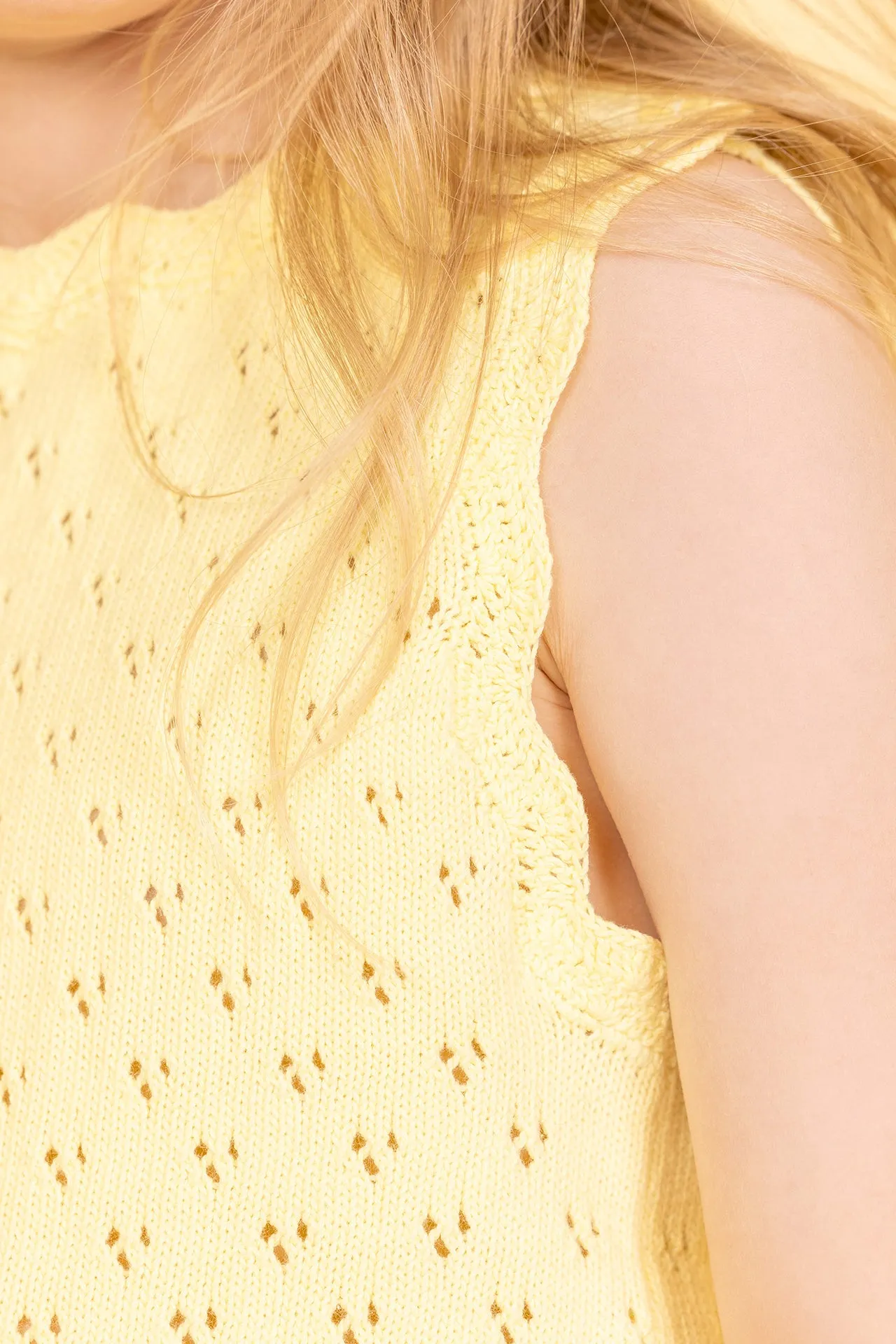 Bonton Noix Jaune top gul bomuld