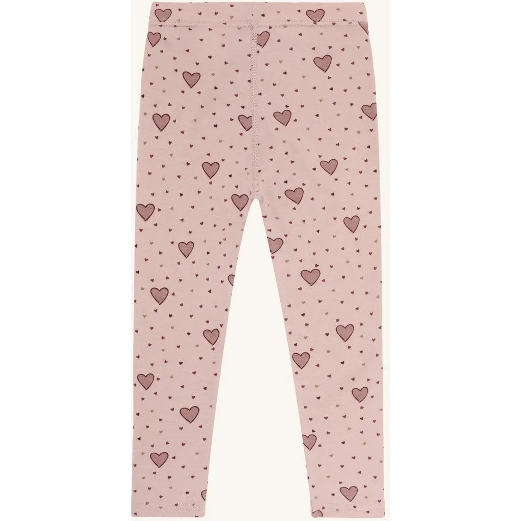 Hust & Claire HCLaki Hearts leggings dusty rose uld