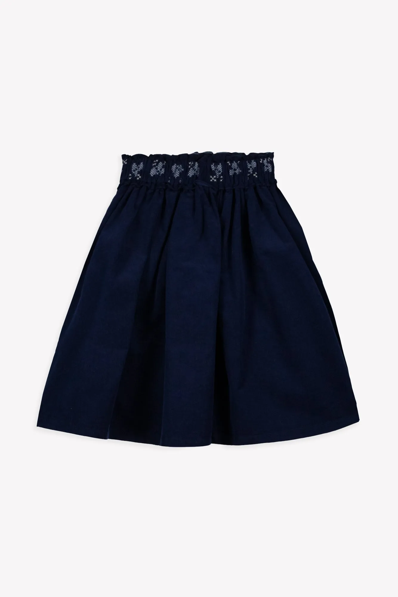 Bonton Papaye nederdel sailor blue velour