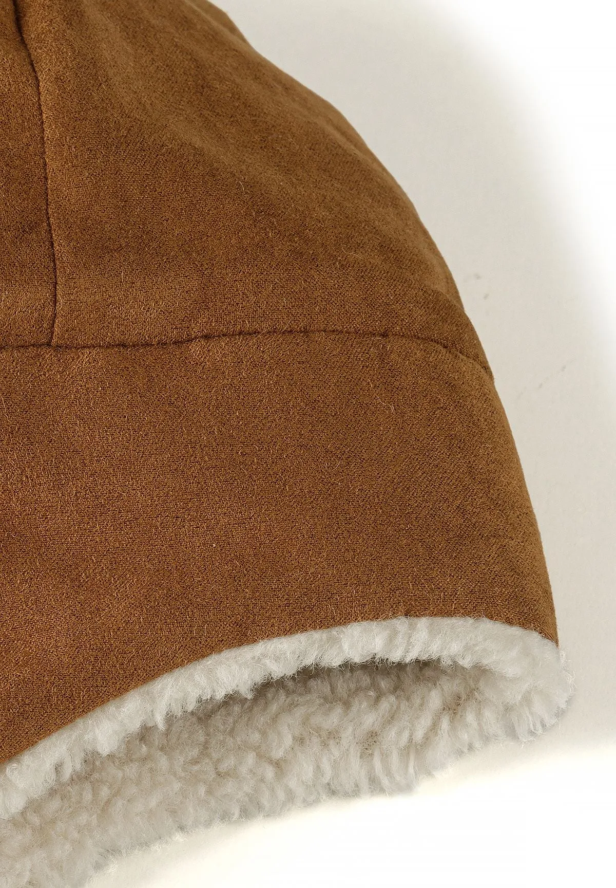 Minoti 45893 flyverhue sæt strik beige vanter