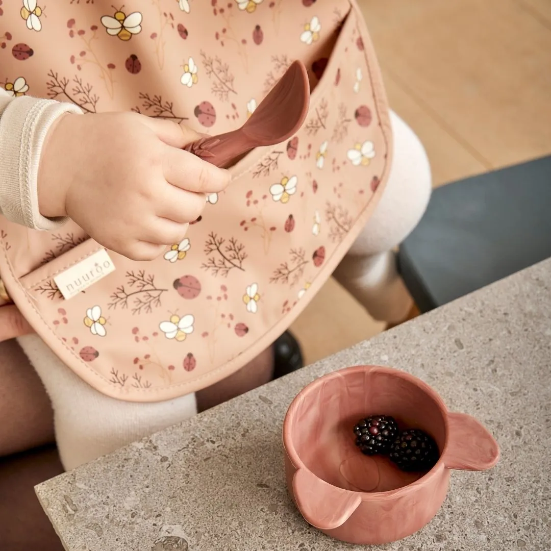 nuuroo Rosa snackskål silikone 2 stk Red mix