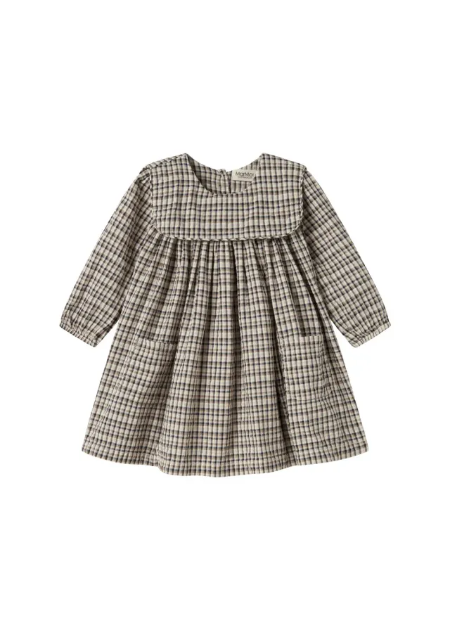 MarMar Dulle kjole Pilot Navy Check ternet baby