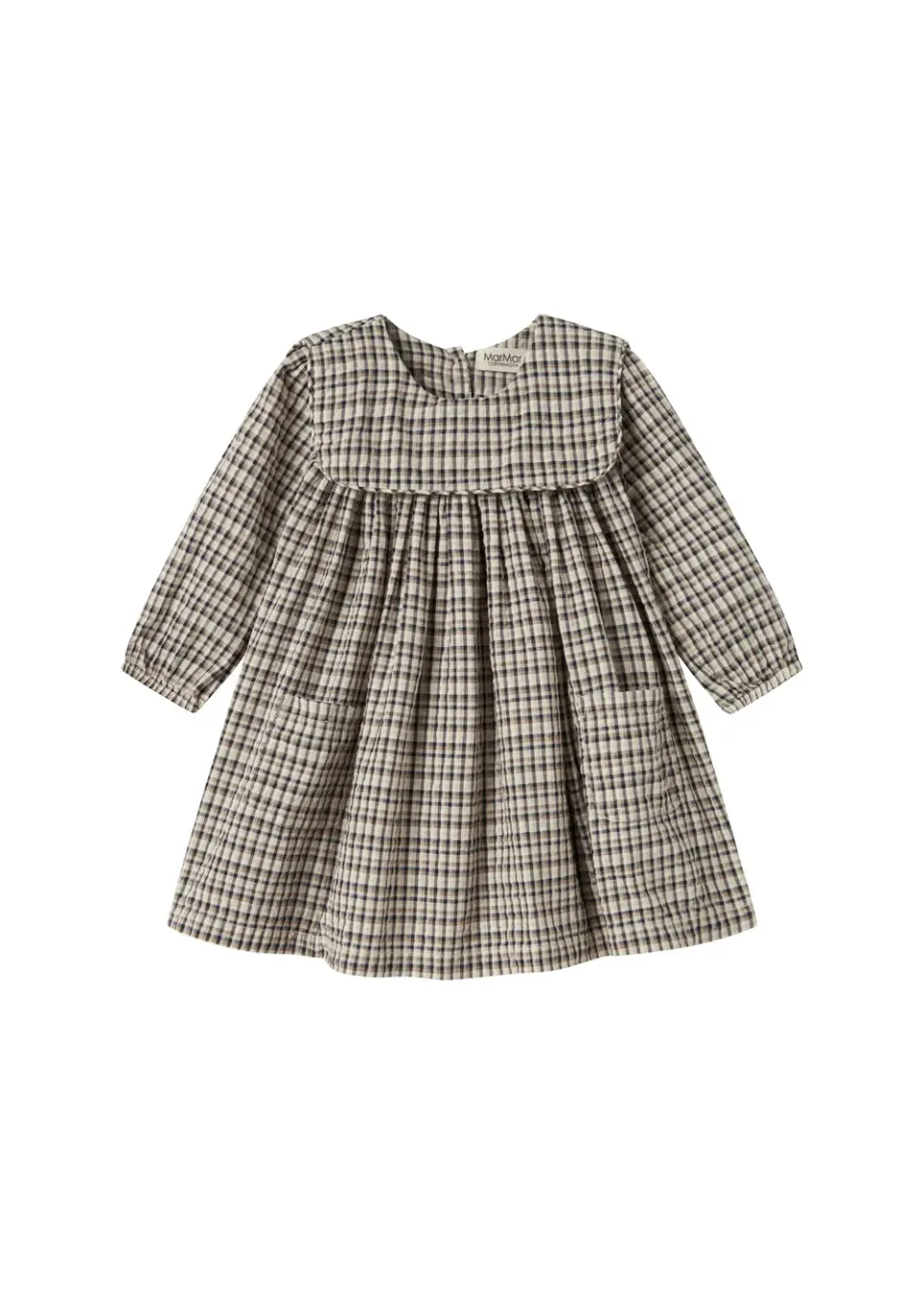 MarMar Dulle kjole Pilot Navy Check ternet baby