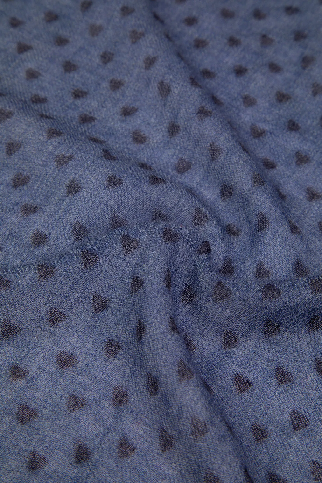 Bonton Foulove tørklæde blue sea uld
