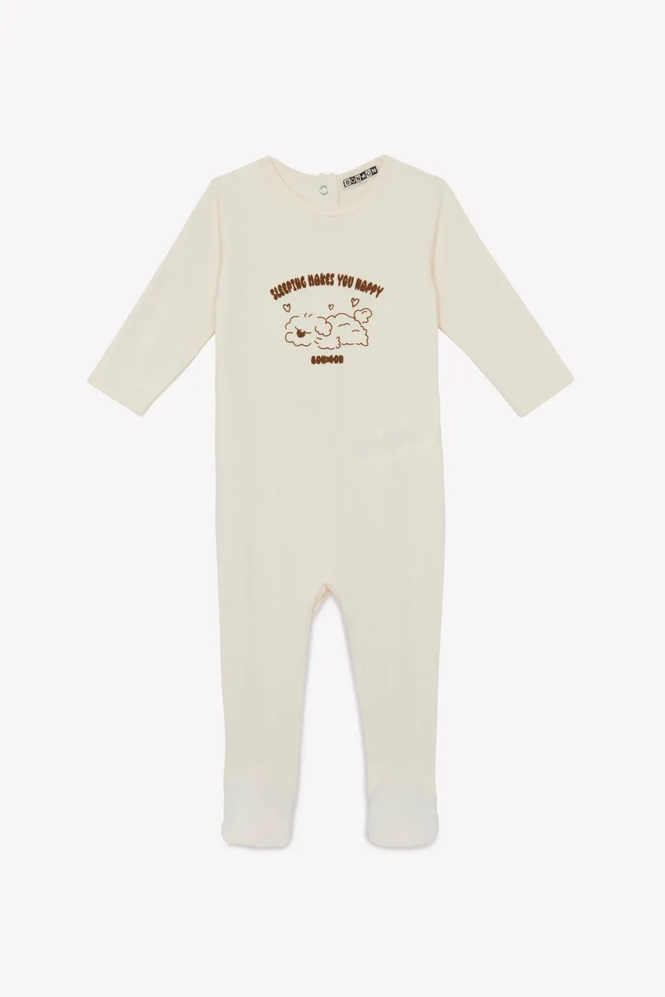 Bonton Mappy Sleep natdragt ecru bomuld