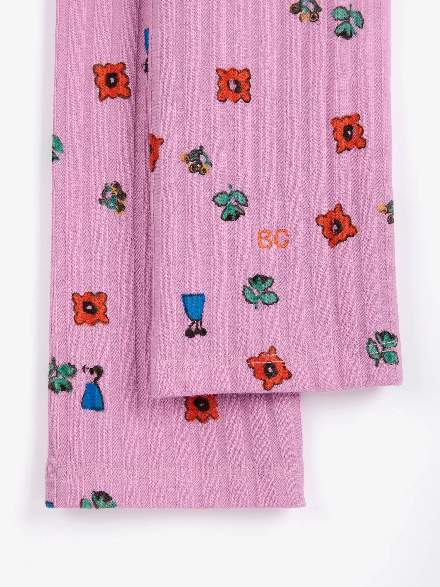 Bobo Choses Blossom leggings lyserød 4-5 år bomuld