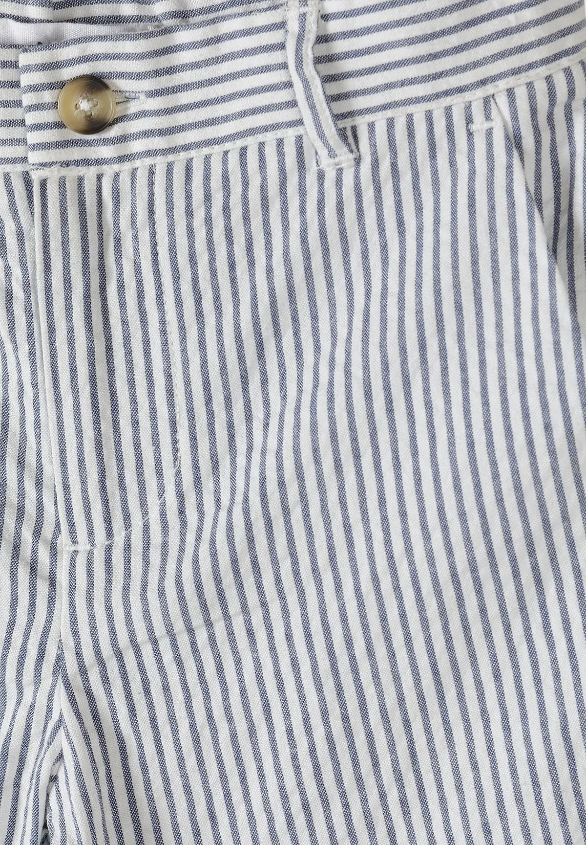 Minoti 44619 shorts marine stribet chino bomuld