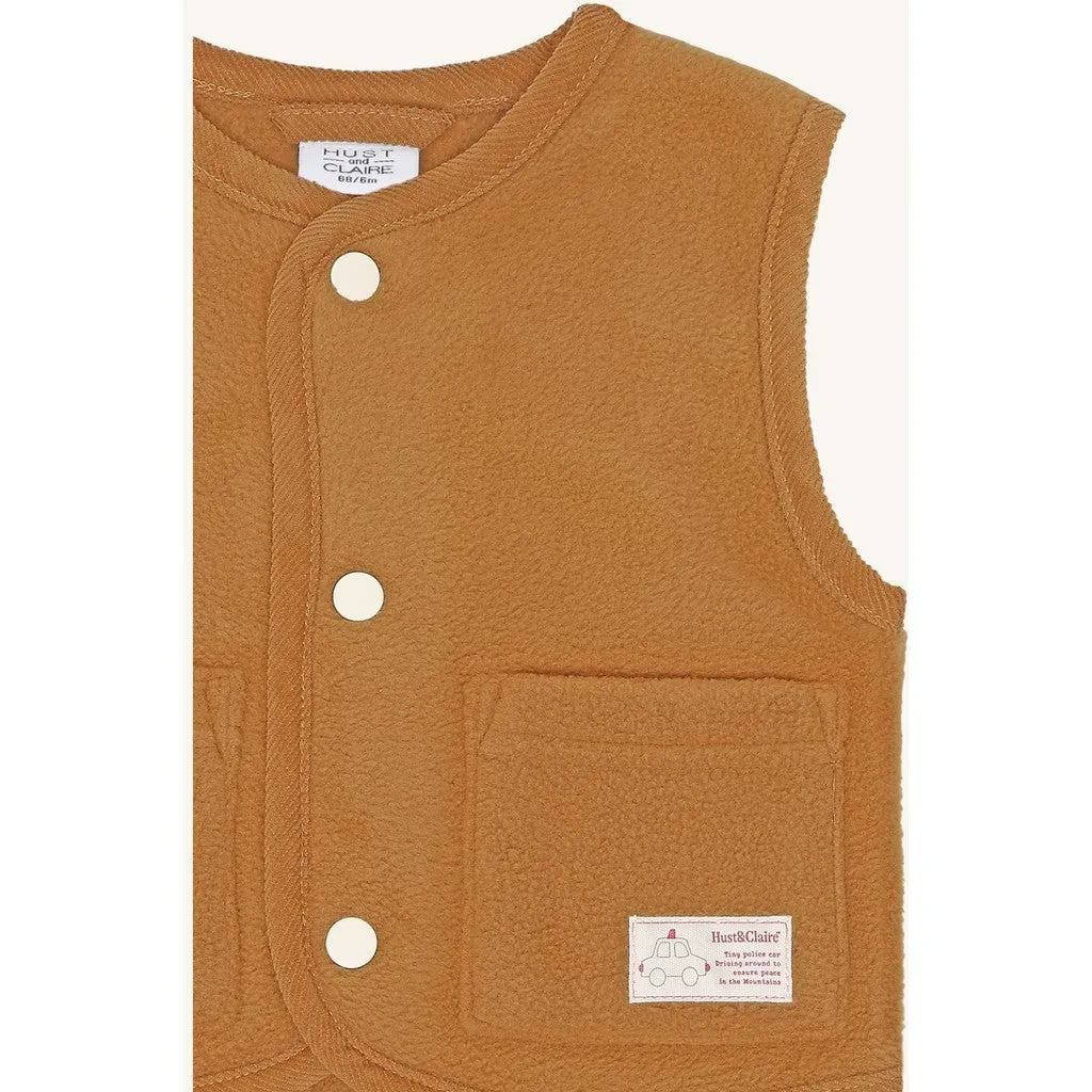 Hust & Claire HCFleece Vest chipmunk polyester