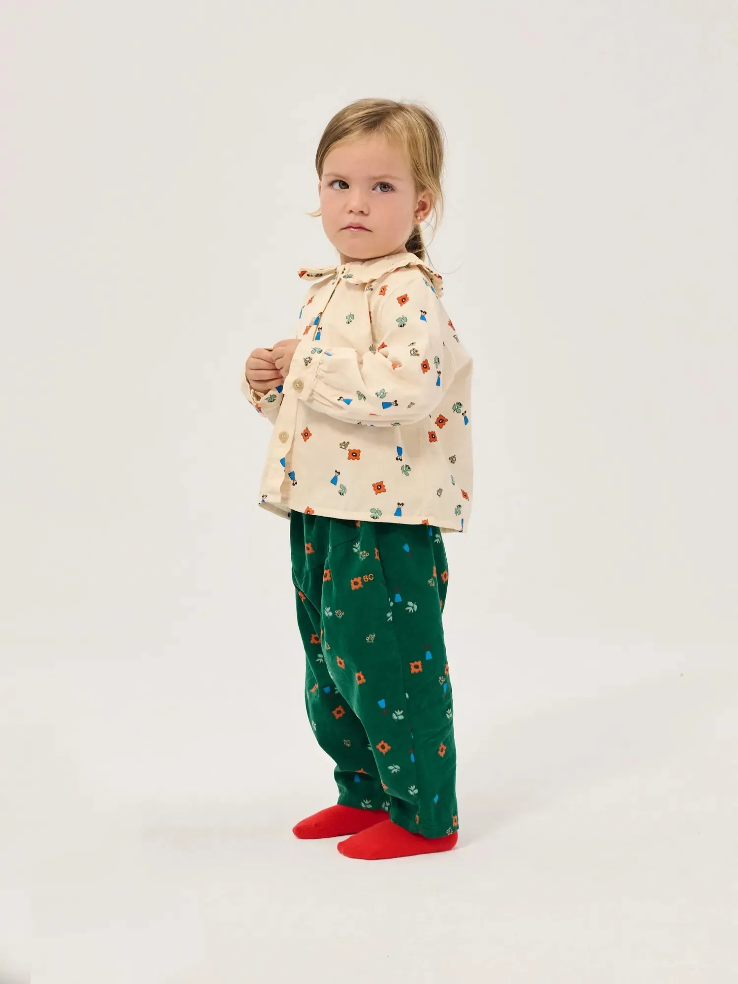 Bobo Choses Blossom bluse offwhite 6 mdr. vævet