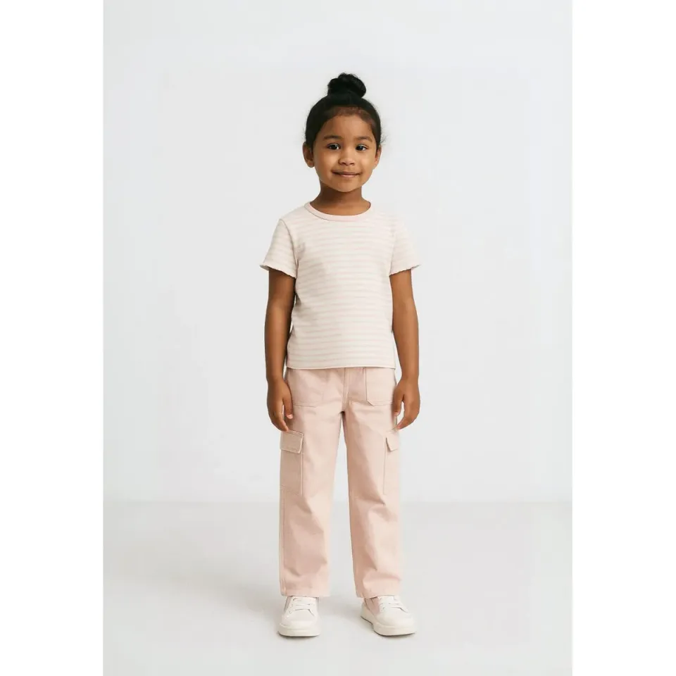 Minoti 42738 cargobukser rosa bomuld