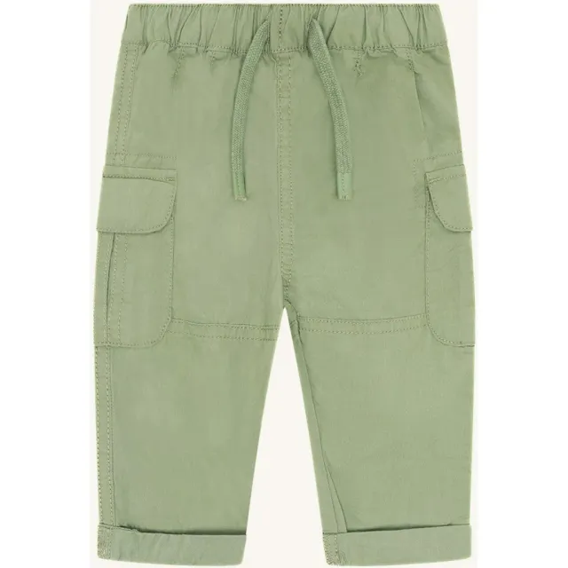 Hust & Claire HCTue Cargo bukser Light Green bomuld