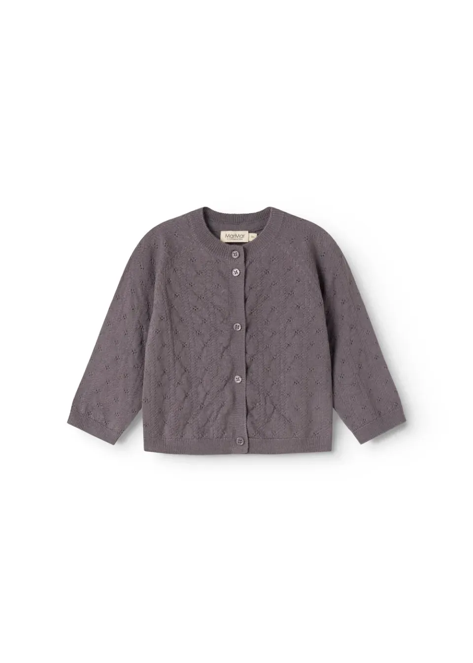 MarMar Copenhagen Taki cardigan Plum Stem merino