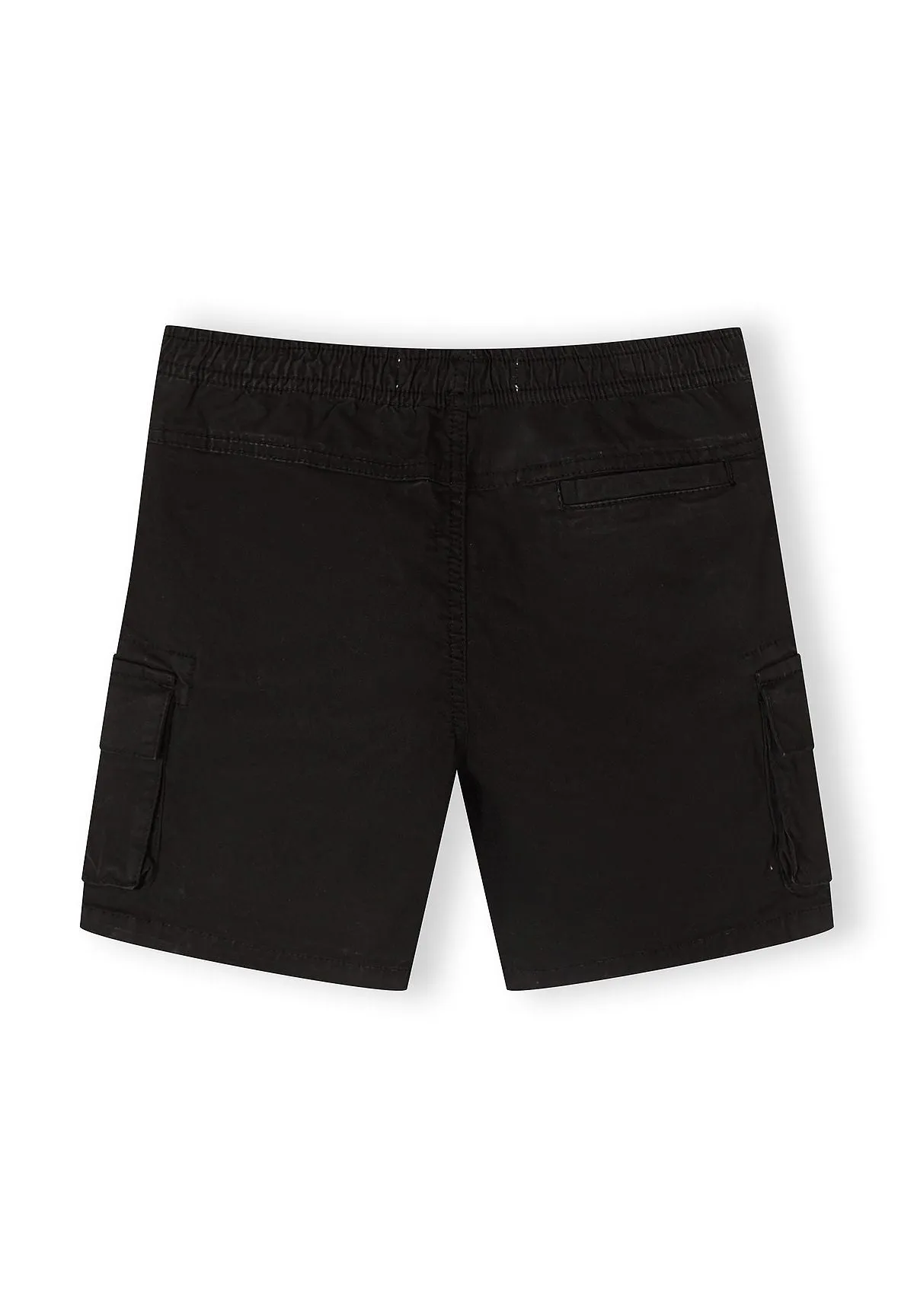 Minoti 44933 cargoshorts 2-pak sort elastiktalje