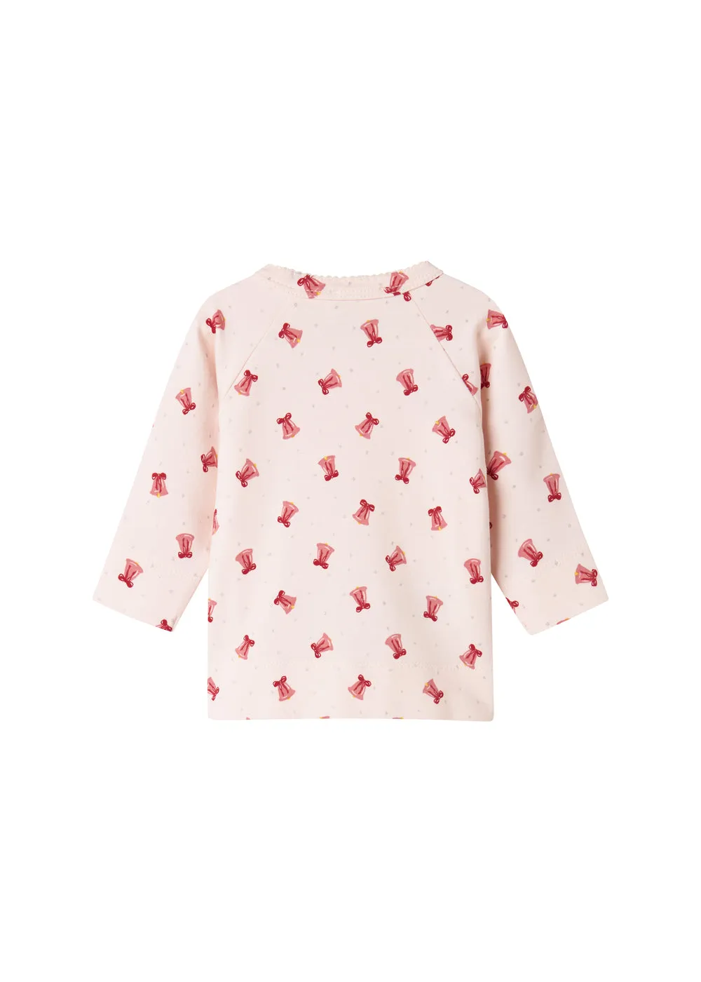 MarMar Tut Wrap LS bluse Bells juleprint