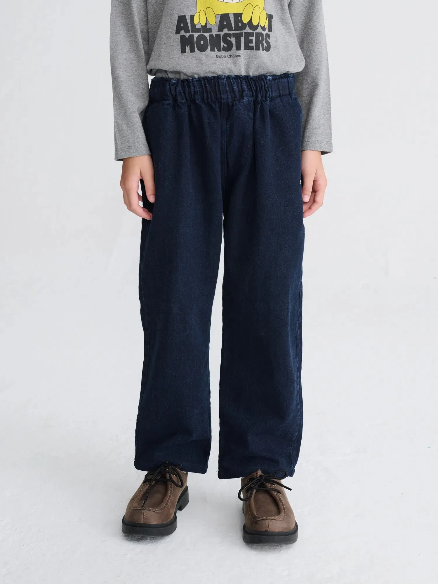 Bobo Choses All About Monsters denimbukser midnight blue