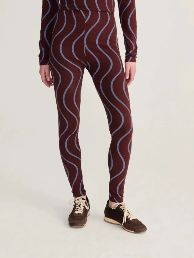 Bobo Choses Psicodelic Stripes leggings M bordeaux