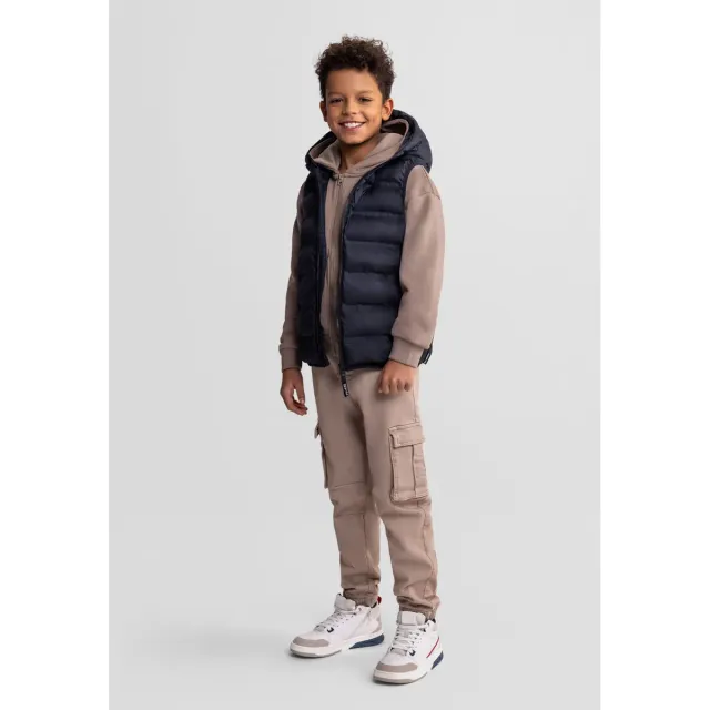 Minoti 44606 termovest sort til drenge