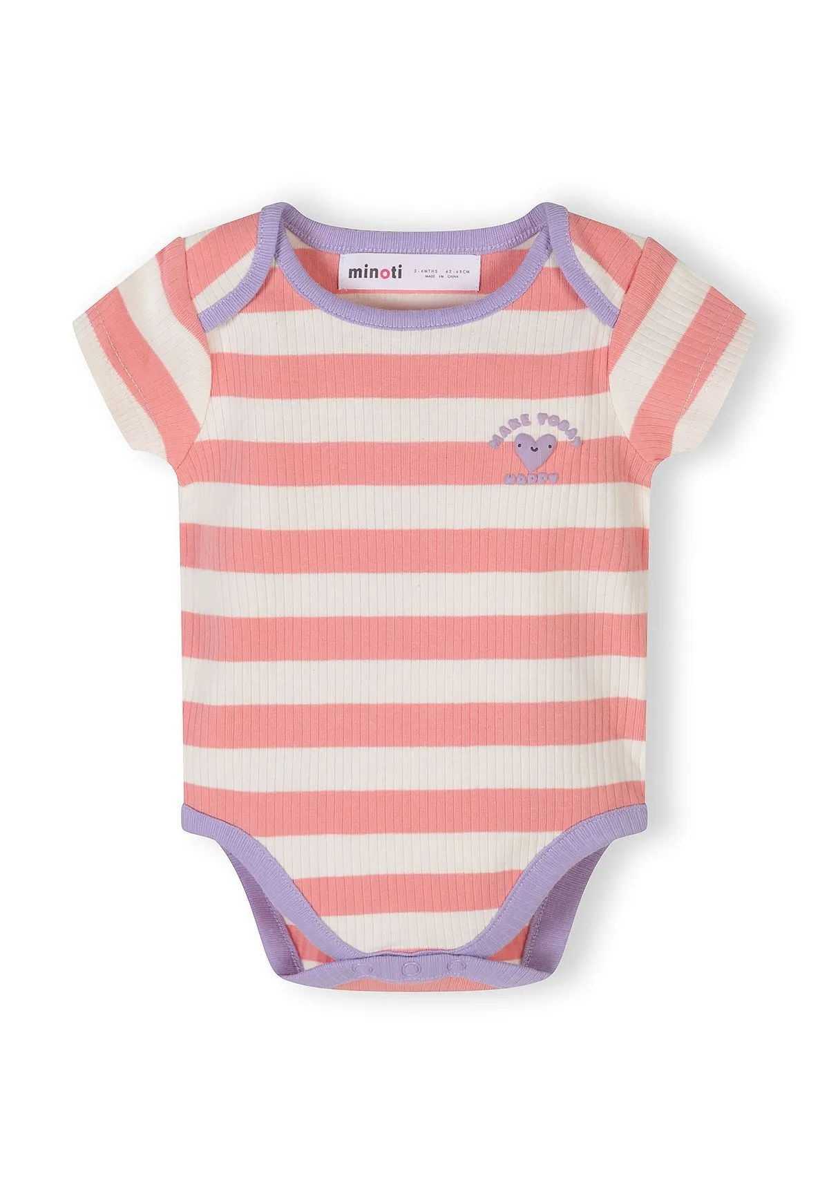 Minoti 44543 rib-body 3-pak pastel til piger