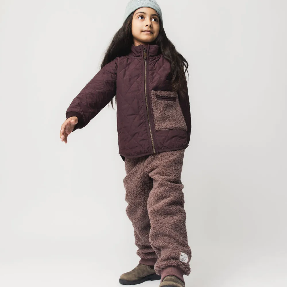 MINI A TURE Matvalur teddyfleece bukser forged iron blue