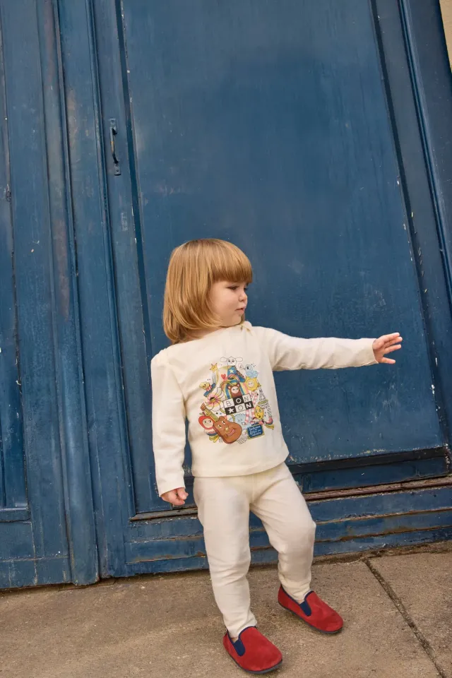 Bonton Patino pyjamas écru bomuld 3 mdr-3 år