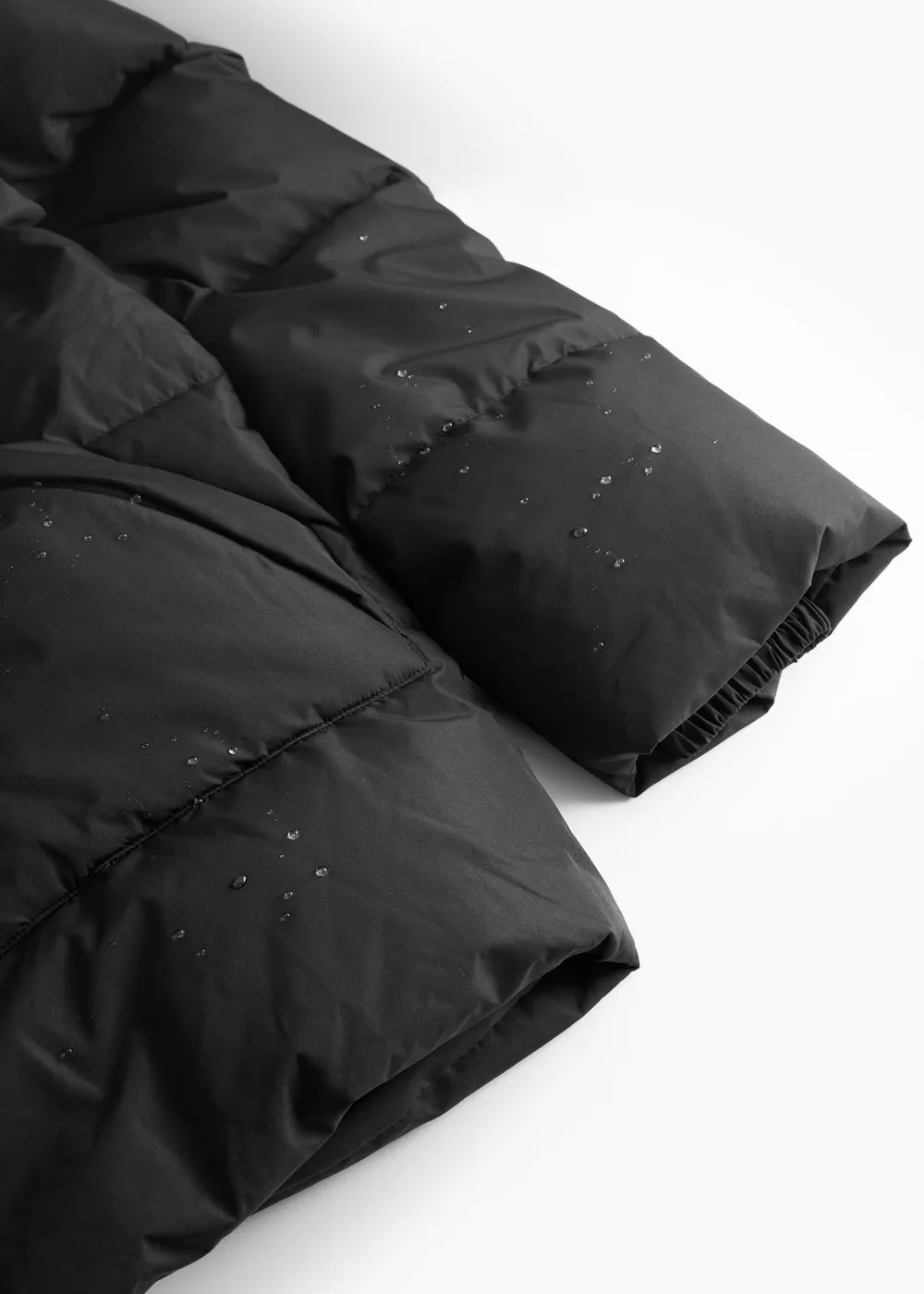 MarMar Otta W Coat dunjakke Black stor pasform