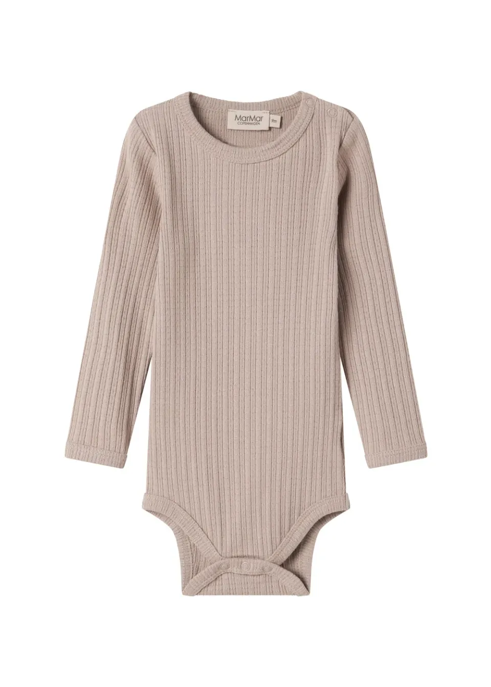 MarMar Benedicte bodystocking Soft Beige rib